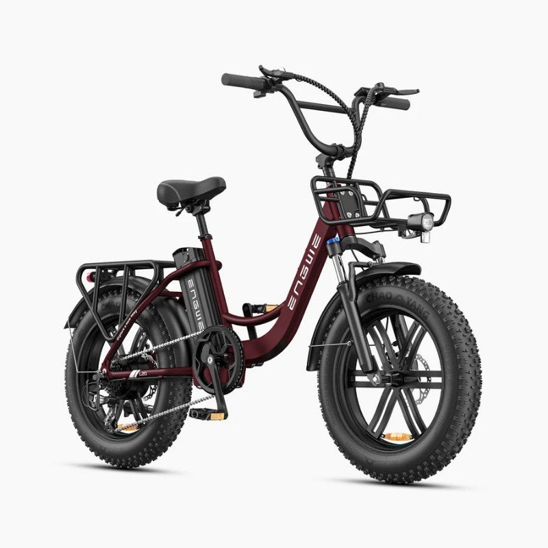 ENGWE L20 BOOST STEP-THROUGH FAT-TYRE CARGO ELECTRIC BIKE - 250W