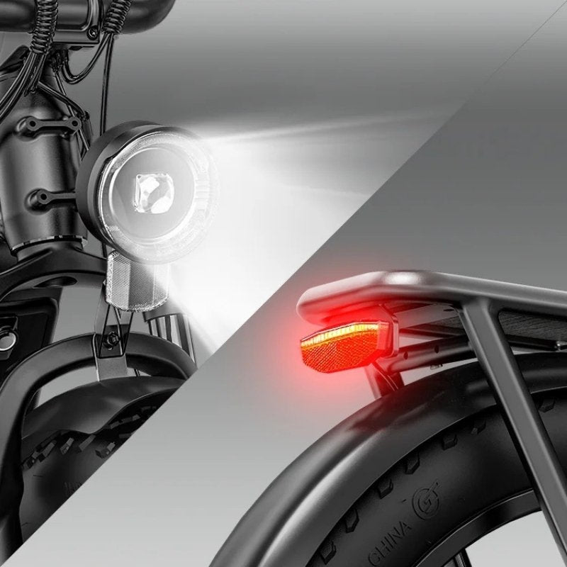 FIIDO TITAN FAT-TYRE TOURING LONG-RANGE ELECTRIC BIKE - 250W - Charge & Glide
