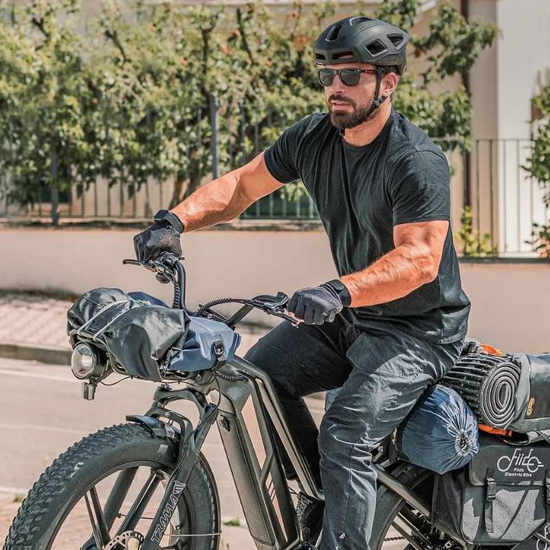 FIIDO TITAN FAT-TYRE TOURING LONG-RANGE ELECTRIC BIKE - 250W - Charge & Glide