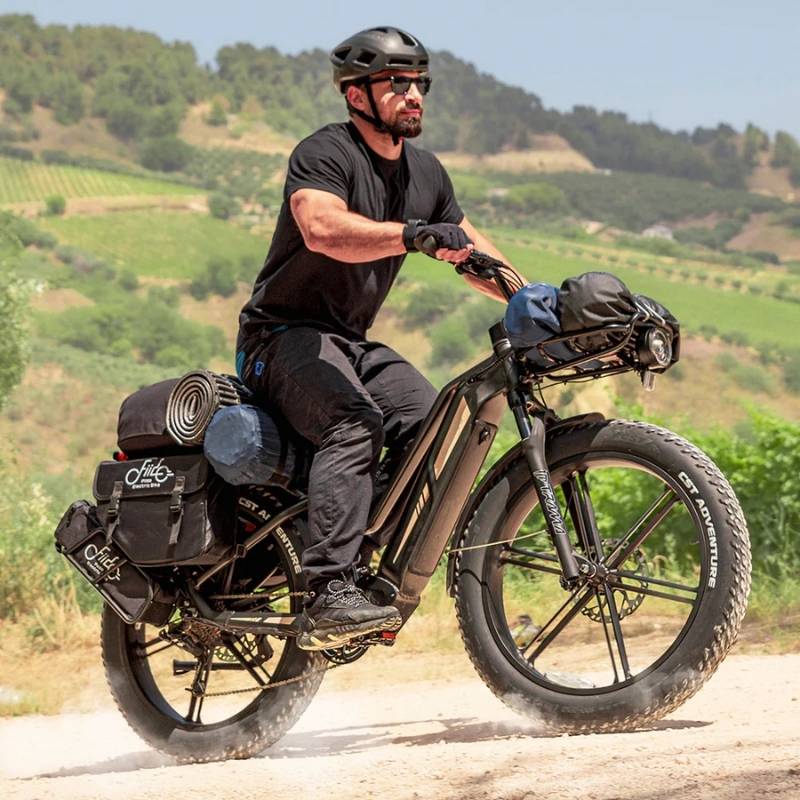 FIIDO TITAN FAT-TYRE TOURING LONG-RANGE ELECTRIC BIKE - 250W - Charge & Glide