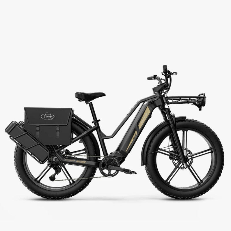 FIIDO TITAN FAT-TYRE TOURING LONG-RANGE ELECTRIC BIKE - 250W - Charge & Glide