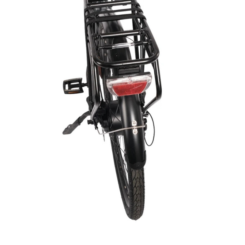 HYGGE AARHUS STEP CITY ELECTRIC BIKE 250W | 80KM RANGE, SHIMANO 8-SPEED, GRAPHITE GREY - Charge & Glide
