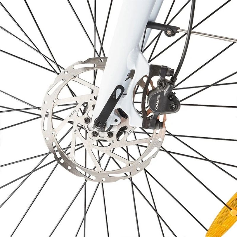 Hygge Lossø Commuter Electric Bike - 250W, Shimano 8-Speed, Ivory White
