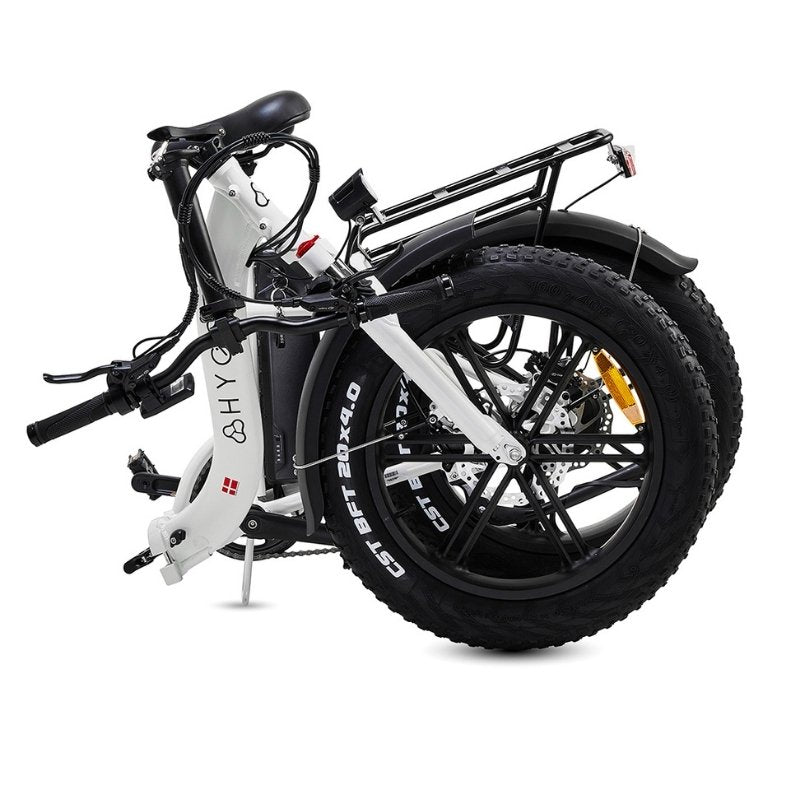 HYGGE VESTER STEP FOLDING FAT-TYRE ELECTRIC BIKE 250W | 80KM RANGE, SHIMANO 7-SPEED - Charge & Glide