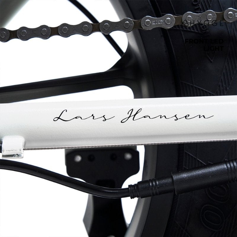 HYGGE VESTER FOLDING FAT-TYRE ELECTRIC BIKE - 250W, 80KM RANGE, SHIMANO 7-SPEED