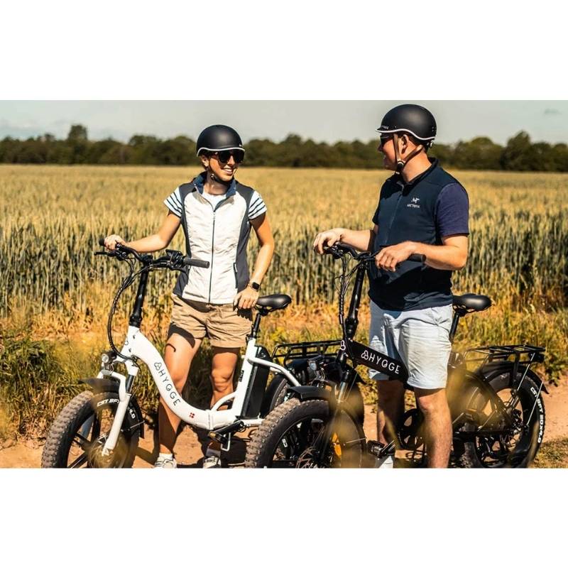 HYGGE VESTER STEP FOLDING FAT-TYRE ELECTRIC BIKE - 250W, 80KM RANGE, SHIMANO 7-SPEED