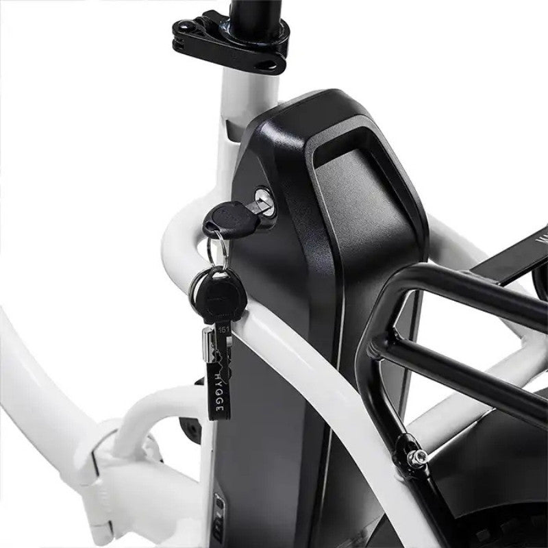 HYGGE VESTER STEP FOLDING FAT-TYRE ELECTRIC BIKE - 250W, 80KM RANGE, SHIMANO 7-SPEED