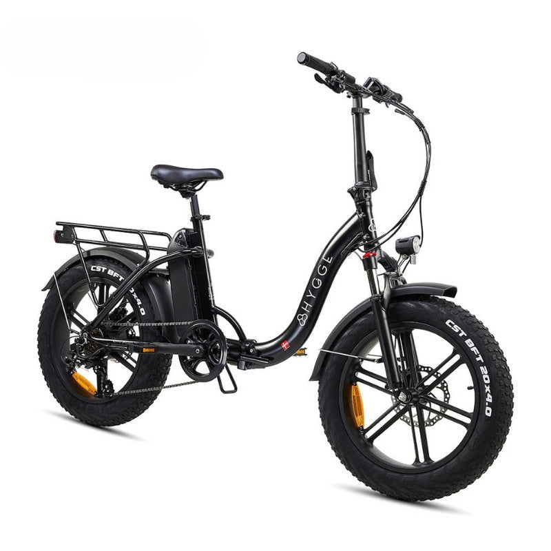 HYGGE VESTER STEP FOLDING FAT-TYRE ELECTRIC BIKE - 250W, 80KM RANGE, SHIMANO 7-SPEED