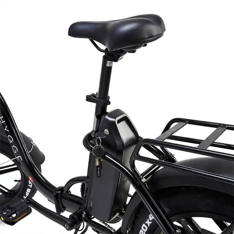 HYGGE VESTER STEP FOLDING FAT-TYRE ELECTRIC BIKE - 250W, 80KM RANGE, SHIMANO 7-SPEED