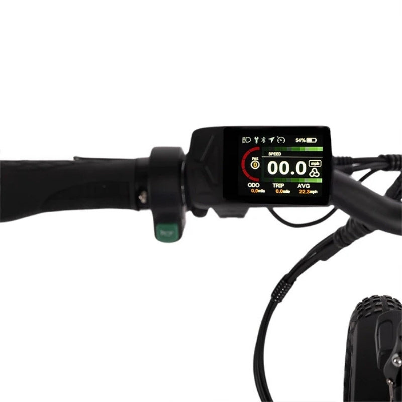 HYGGE VESTER STEP FOLDING FAT-TYRE ELECTRIC BIKE - 250W, 80KM RANGE, SHIMANO 7-SPEED