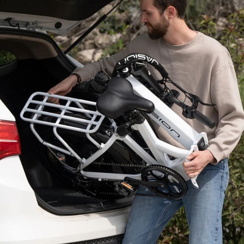 JASION EB7 ST ALL-TERRAIN FOLDING STEP-THROUGH ELECTRIC BIKE 500W - Charge & Glide