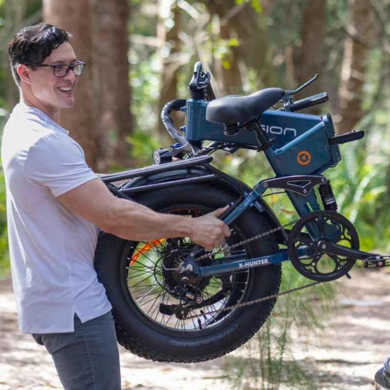 JASION X-HUNTER FAT-TYRE ALL-TERRAIN FOLDING ELECTRIC BIKE 750W - Charge & Glide