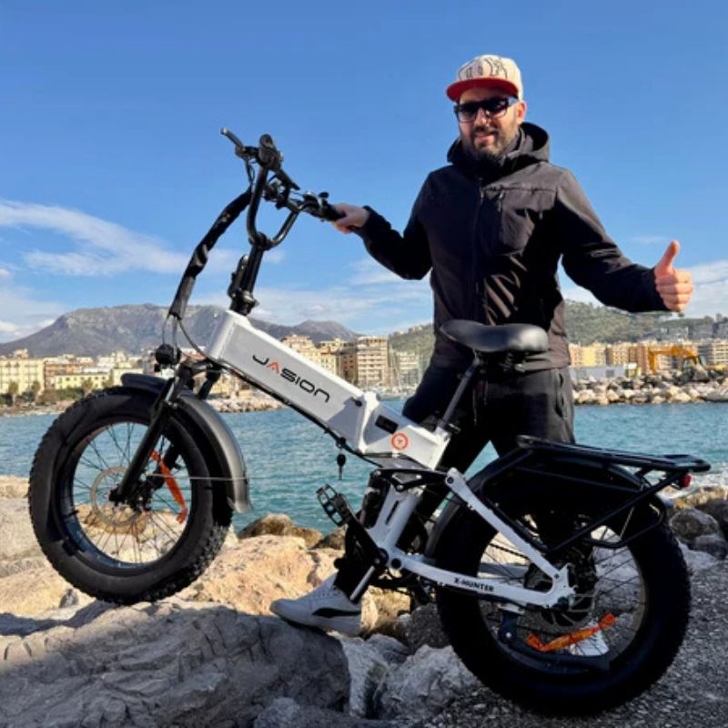 JASION X-HUNTER FAT-TYRE ALL-TERRAIN FOLDING ELECTRIC BIKE 750W - Charge & Glide