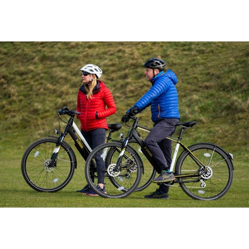 MARK2 X-CROSS 450 LIGHTWEIGHT STEP THROUGH HYBRID ELECTRIC BIKE 250W - Charge & Glide