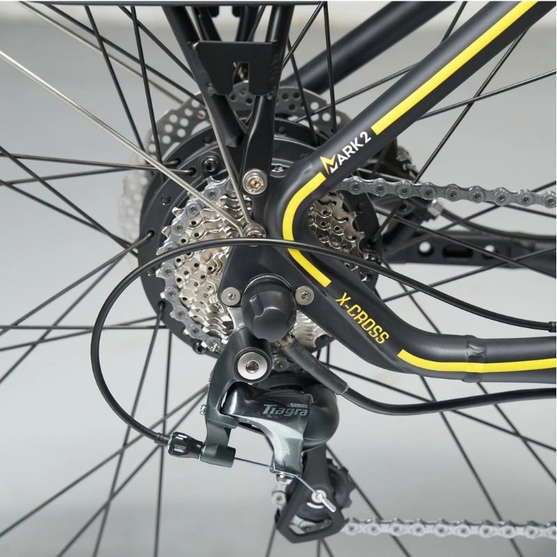 MARK2 X-CROSS 450 LIGHTWEIGHT STEP THROUGH HYBRID ELECTRIC BIKE 250W - Charge & Glide