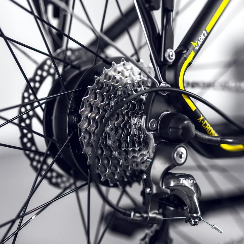 MARK2 X-CROSS 450S LIGHTWEIGHT STEPTHROUGH HYBRID OFF-ROAD ELECTRIC BIKE 250W - Charge & Glide