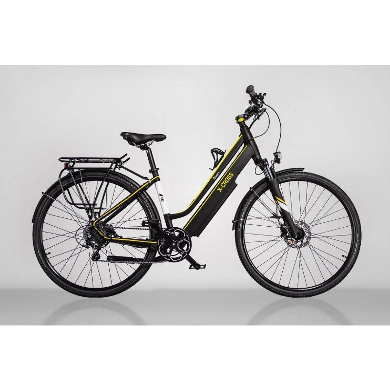 MARK2 X-CROSS 450S LIGHTWEIGHT STEPTHROUGH HYBRID OFF-ROAD ELECTRIC BIKE 250W - Charge & Glide