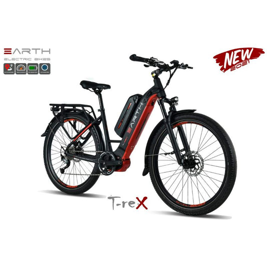EARTH T-REX SP MIXIE 700W Step Through Electric Bike 