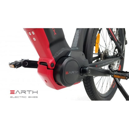 EARTH T-REX SP MIXIE 700W Step Through Electric Bike Pedals