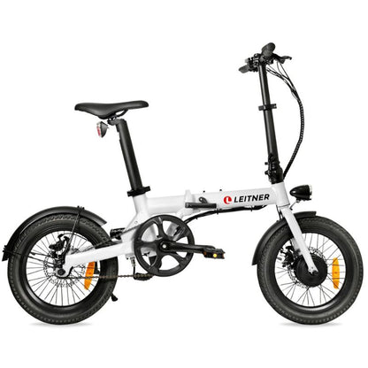 LEITNER ARIA 250W Lightweight Folding Electric Bike White