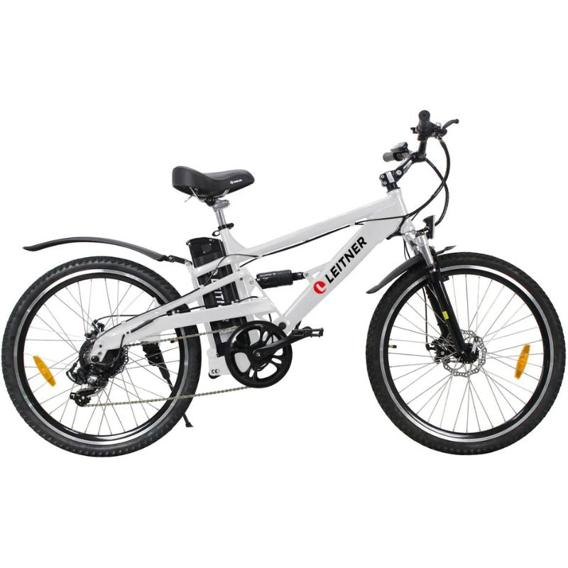 LEITNER CROSSX 250W Dual Suspension Mountain Electric Bike White