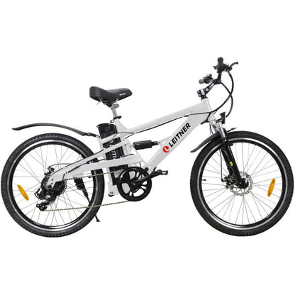 LEITNER CROSSX 250W Dual Suspension Mountain Electric Bike White