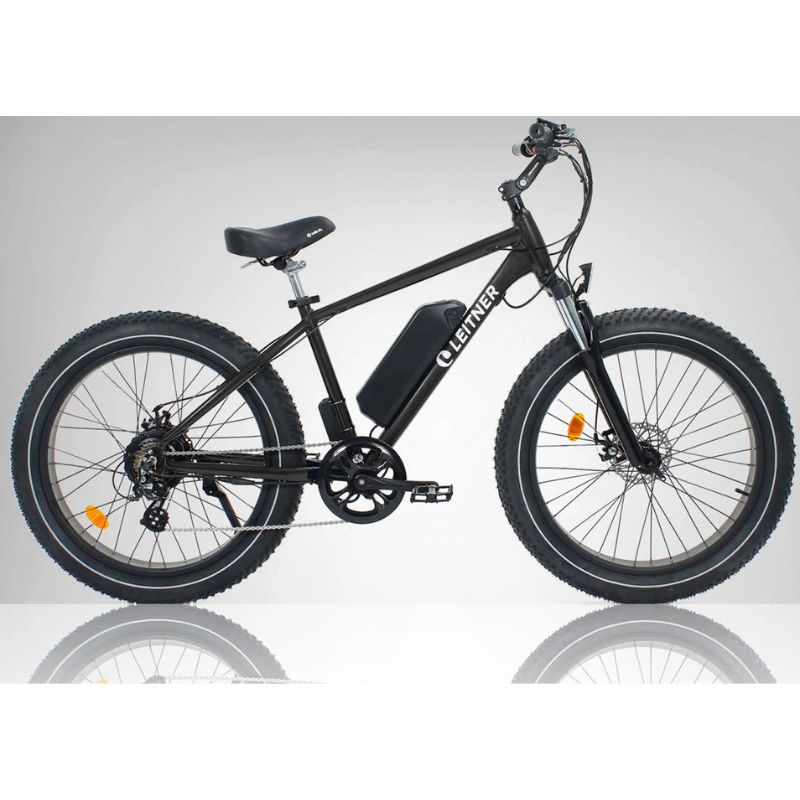 LEITNER FAT BIKE HIGH POWER 500W Fat Tyre Electric Bike Black