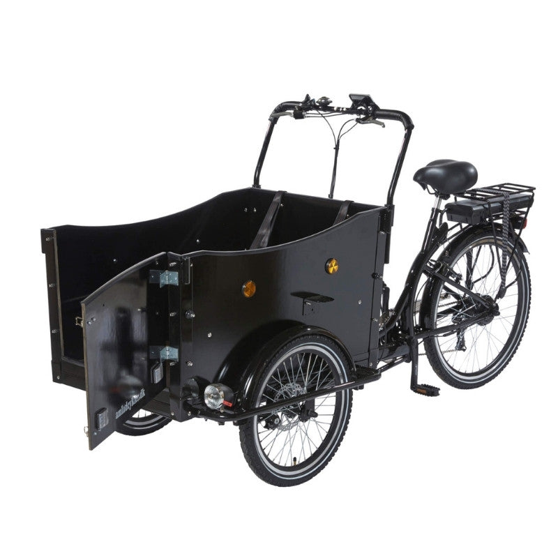 AMCARGOBIKES CURVE DOG FRIENDLY CARGO ELECTRIC BIKE TRICYCLE 250W - Charge & Glide
