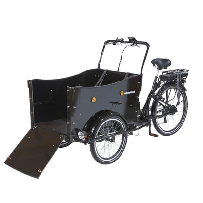 AMCARGOBIKES CURVE DOG FRIENDLY CARGO ELECTRIC BIKE TRICYCLE 250W - Charge & Glide