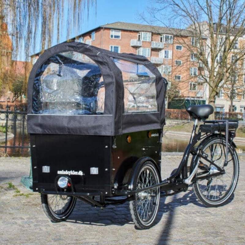 AMCARGOBIKES CURVE DOG FRIENDLY CARGO ELECTRIC BIKE TRICYCLE 250W - Charge & Glide