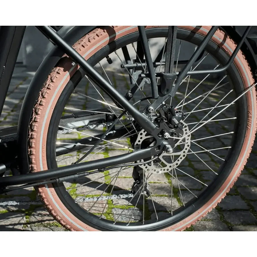 AMCargoBikes Ultimate Harmony Cargo Electric Bike Tricycle 250W - Seats Up to 4 Children - Charge & Glide