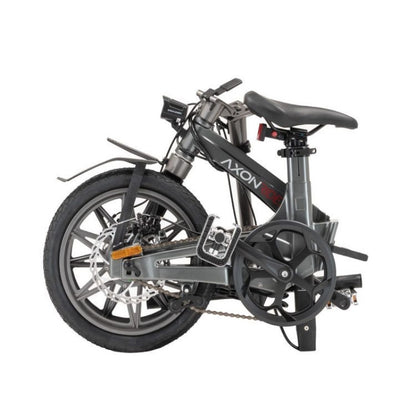 Axon Rides Pro 15Kg Lightweight Folding Electric Bike - 250W, Grey