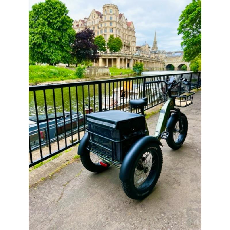 Revom Bag for Rear Crate of Electric Trike (Black) - Charge & Glide