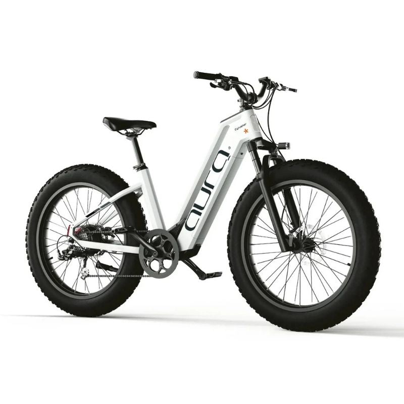 Cyrusher Aura Step-Through All-Terrain Fat-Tyre Electric Bike 250W - Charge & Glide
