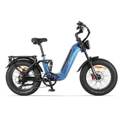 CYRUSHER KOMMODA 3.0 STEP-THROUGH ALL-TERRAIN FAT-TYRE ELECTRIC BIKE 250W - Charge & Glide