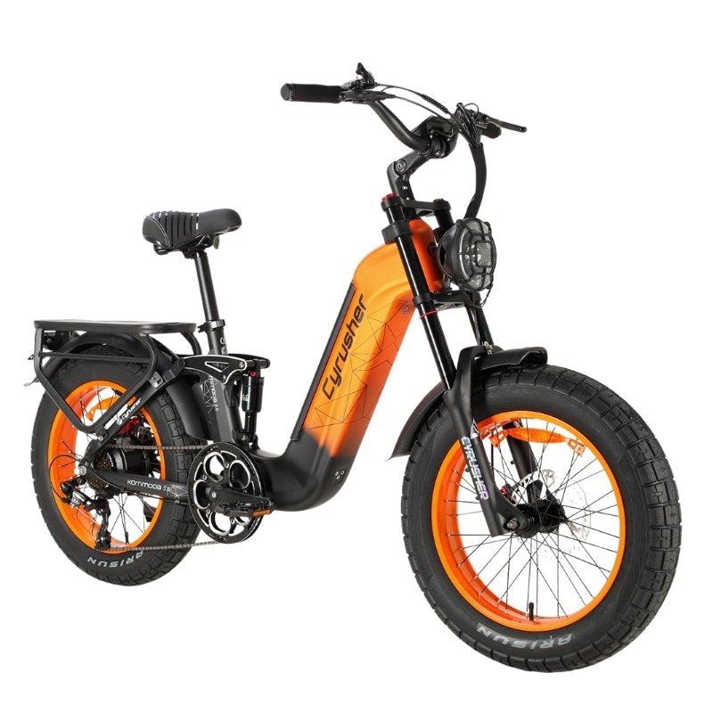 CYRUSHER KOMMODA 3.0 STEP-THROUGH ALL-TERRAIN FAT-TYRE ELECTRIC BIKE - 250W - Charge & Glide