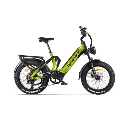 Cyrusher Kommoda Pro Step-Through All-Terrain Fat-Tyre Electric Bike 250W Charge & Glide