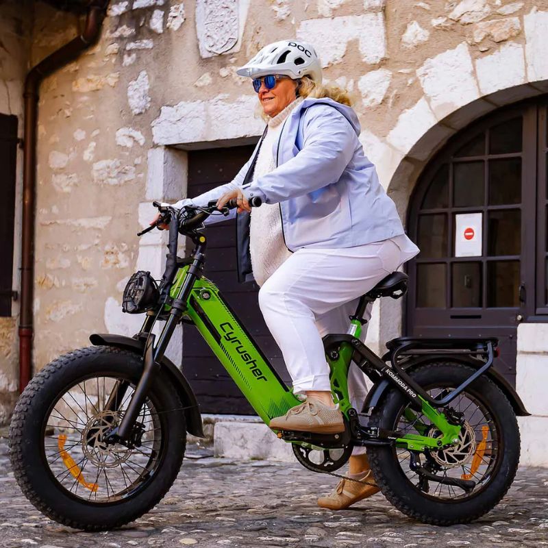 Cyrusher Kommoda Pro Step-Through All-Terrain Fat-Tyre Electric Bike 250W Charge & Glide