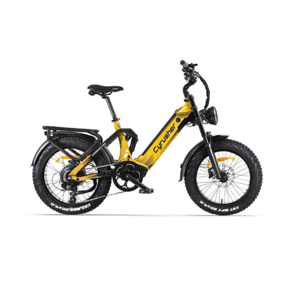 Cyrusher Kommoda Pro Step-Through All-Terrain Fat-Tyre Electric Bike 250W Charge & Glide