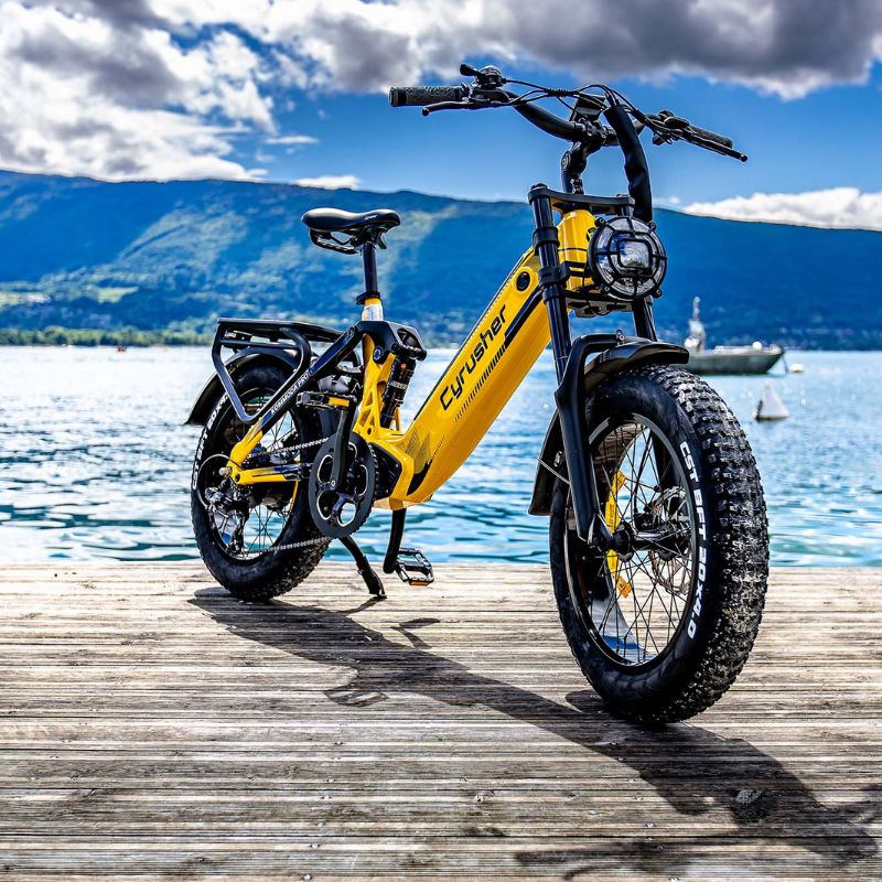 Cyrusher Kommoda Pro Step-Through All-Terrain Fat-Tyre Electric Bike 250W Charge & Glide