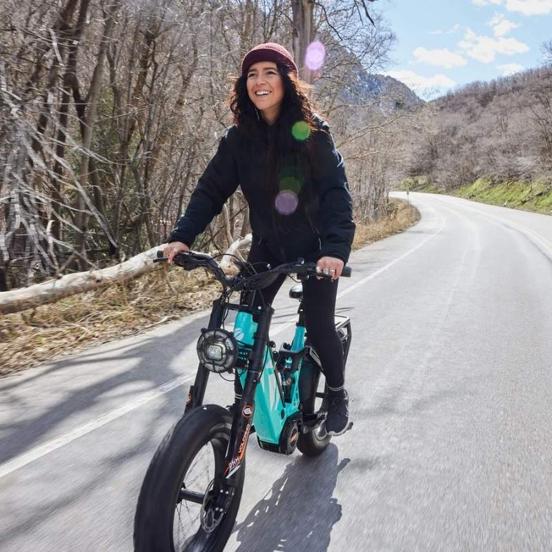 CYRUSHER QUEST MID-DRIVE STEP-THROUGH ALL-TERRAIN FAT TYRE ELECTRIC BIKE 250W - Charge & Glide