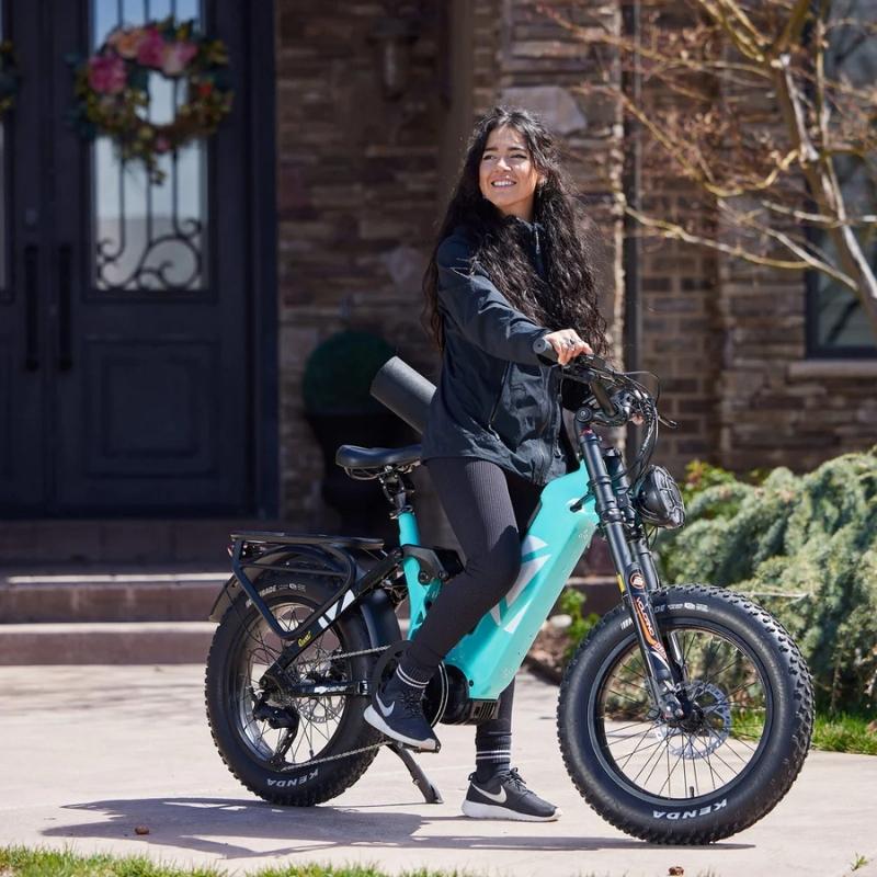 CYRUSHER QUEST MID-DRIVE STEP-THROUGH ALL-TERRAIN FAT TYRE ELECTRIC BIKE 250W - Charge & Glide
