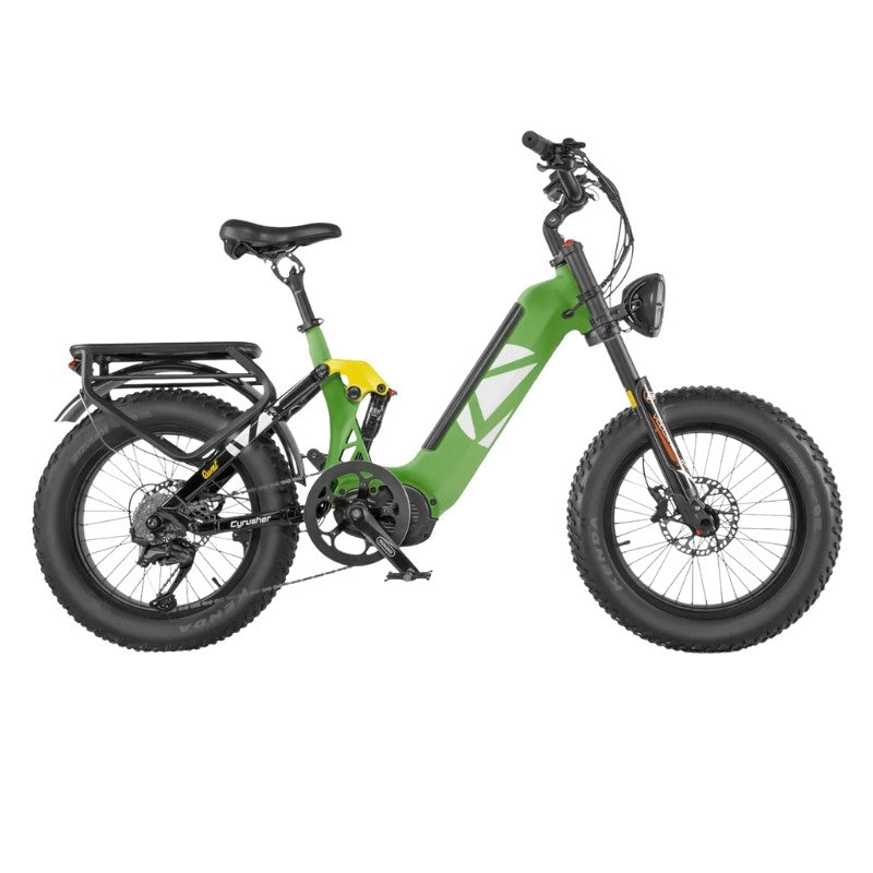 CYRUSHER QUEST MID-DRIVE STEP-THROUGH ALL-TERRAIN FAT TYRE ELECTRIC BIKE 250W - Charge & Glide