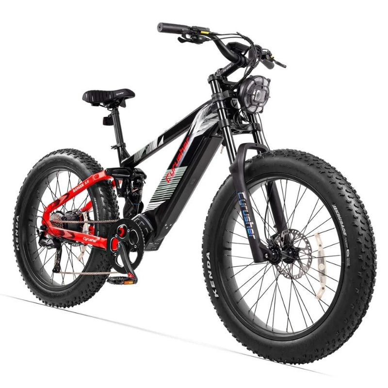CYRUSHER RANGER 2.0 ALL-TERRAIN FAT-TYRE MOUNTAIN ELECTRIC BIKE 250W - Charge & Glide