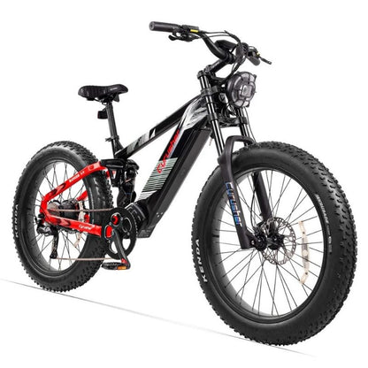 CYRUSHER RANGER 2.0 ALL-TERRAIN FAT-TYRE MOUNTAIN ELECTRIC BIKE 250W - Charge & Glide