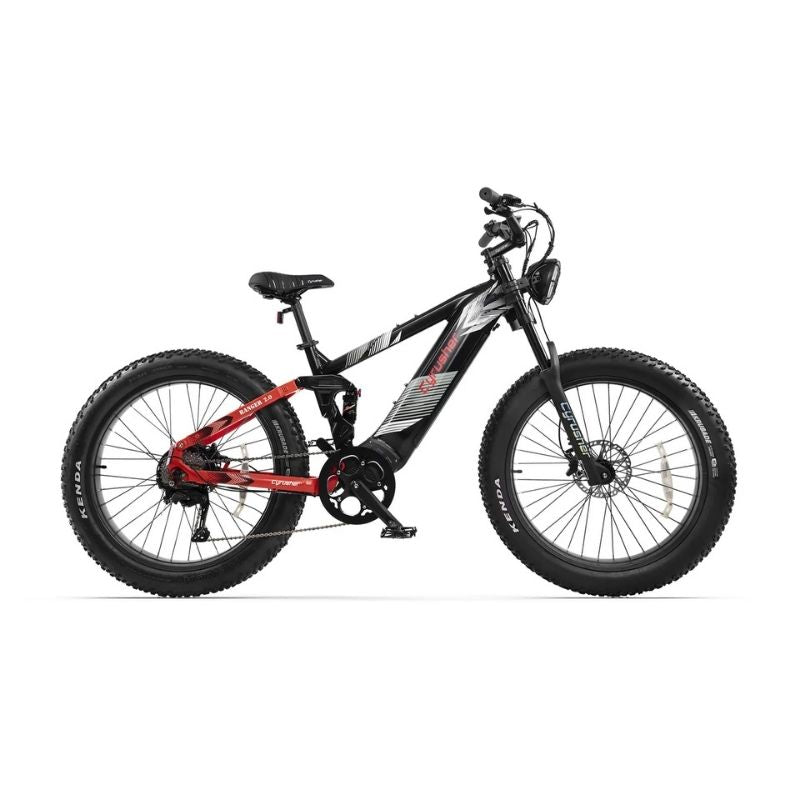 CYRUSHER RANGER 2.0 ALL-TERRAIN FAT-TYRE MOUNTAIN ELECTRIC BIKE 250W - Charge & Glide