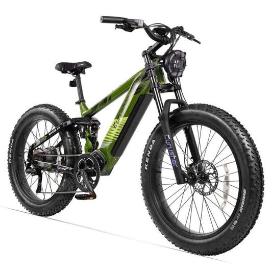 CYRUSHER RANGER 2.0 ALL-TERRAIN FAT-TYRE MOUNTAIN ELECTRIC BIKE 250W - Charge & Glide