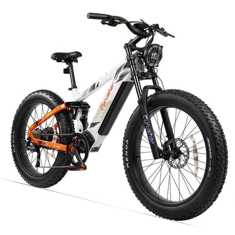 CYRUSHER RANGER 2.0 ALL-TERRAIN FAT-TYRE MOUNTAIN ELECTRIC BIKE 250W - Charge & Glide
