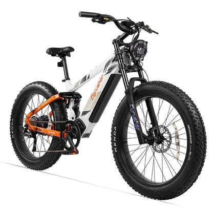 CYRUSHER RANGER 2.0 ALL-TERRAIN FAT-TYRE MOUNTAIN ELECTRIC BIKE 250W - Charge & Glide
