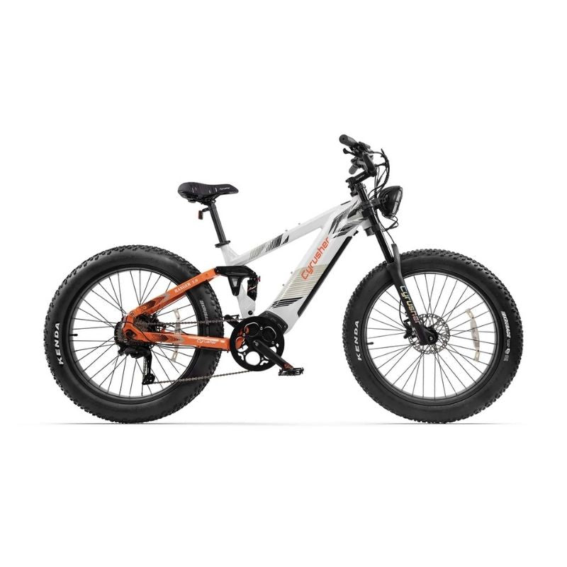 CYRUSHER RANGER 2.0 ALL-TERRAIN FAT-TYRE MOUNTAIN ELECTRIC BIKE 250W - Charge & Glide